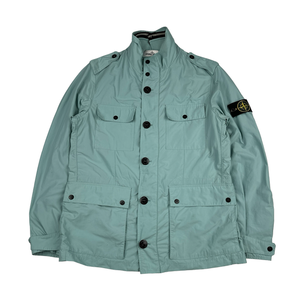 Stone Island 2013 Teal Micro Reps Field Jacket - Large