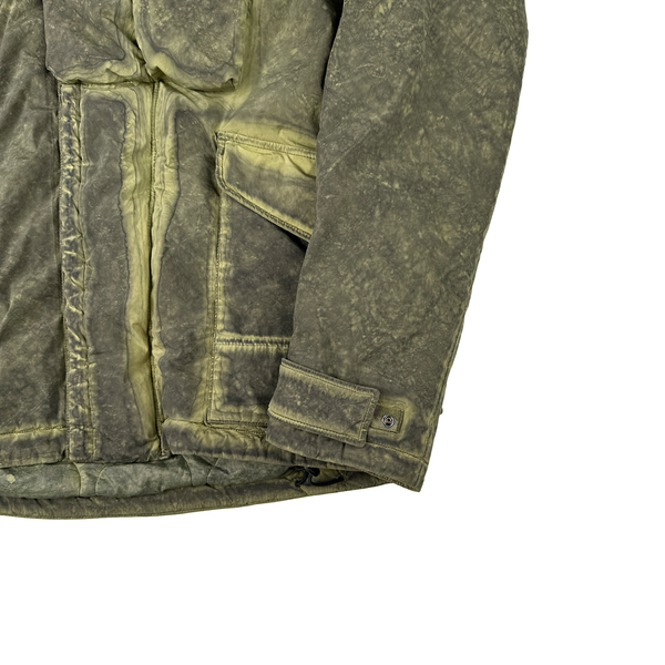 CP Company Green Nycra Goggle Hooded Jacket - XL
