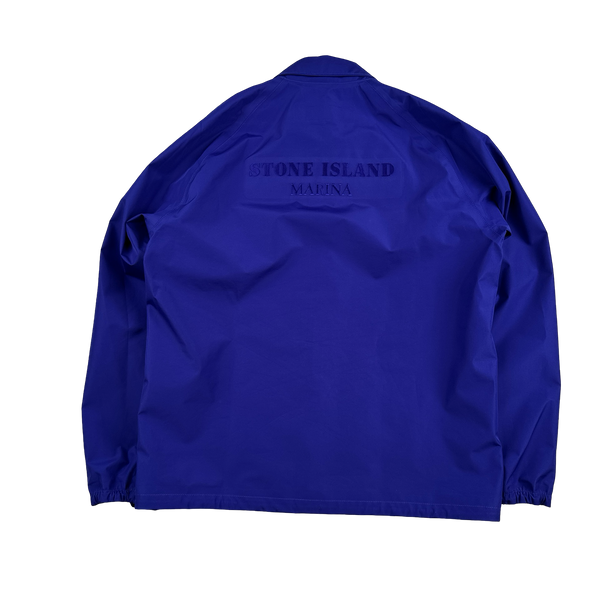 Stone Island Marina Gore Tex Waterproof Spellout Jacket - Large