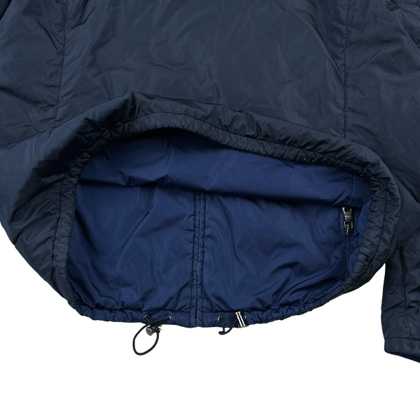 Prada Blue/Navy Red Tab Reversible Nylon Windbreaker Jacket - L