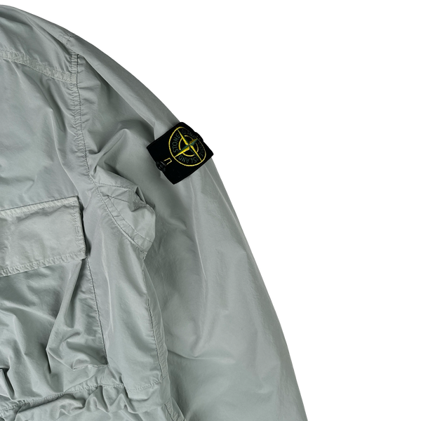 Stone Island 2017 Ice Blue David Tela Light TC Field Jacket - Large