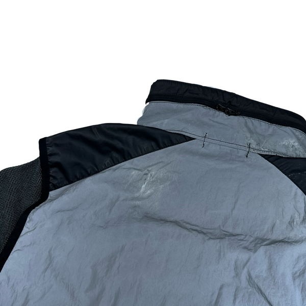 Stone Island Garment Dyed Plated Reflective With Mussola Gommata Jacket - Large