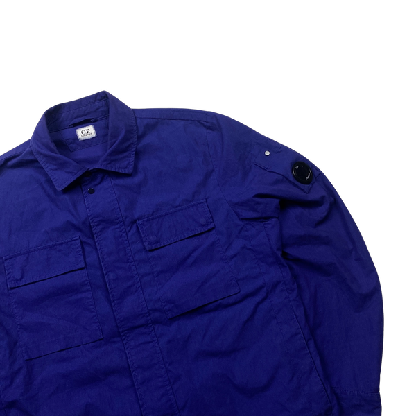 CP Company Blue Cotton Overshirt - XL