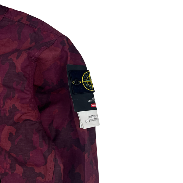 Supreme X Stone Island Reactive Ice Camo Ripstop Jacket - Large