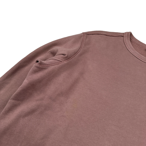 Stone Island 2018 Pink Cotton Crewneck - Large