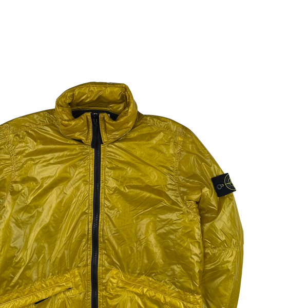 Stone Island 2018 Yellow Pertex Quantum Primaloft Jacket - Medium