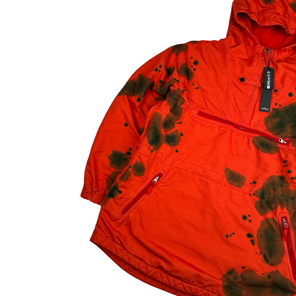Stone Island 2023 Hand Colouring Orange David TC Micropile Smock - Medium
