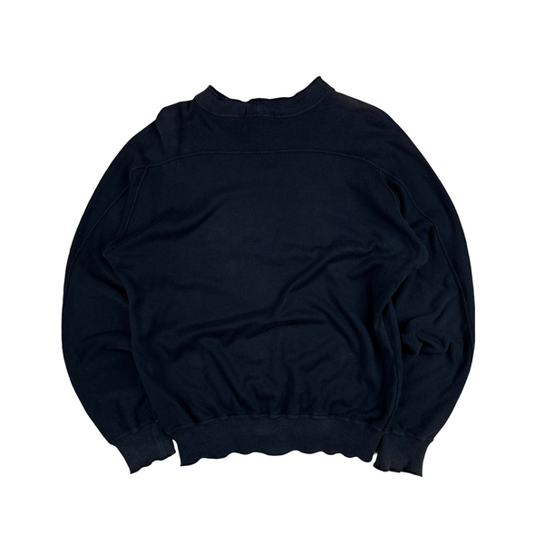 Stone Island 1985 Vintage Spellout Script Pullover Sweatshirt - Large