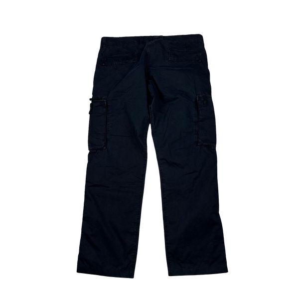 Stone Island 2012 Navy Blue Straight Fit Cargo Trousers - 38"