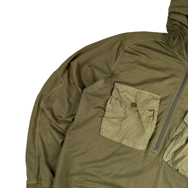 Stone Island 2020 Khaki Ghost Smock Pullover Jumper - Medium