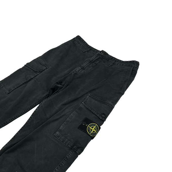 Stone Island 2020 Grey Slim Fit Cargo Trousers - 34"