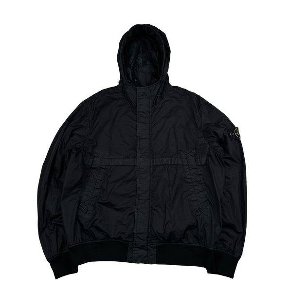 Stone Island 2013 Black Membrana TC Hooded Jacket - XXL