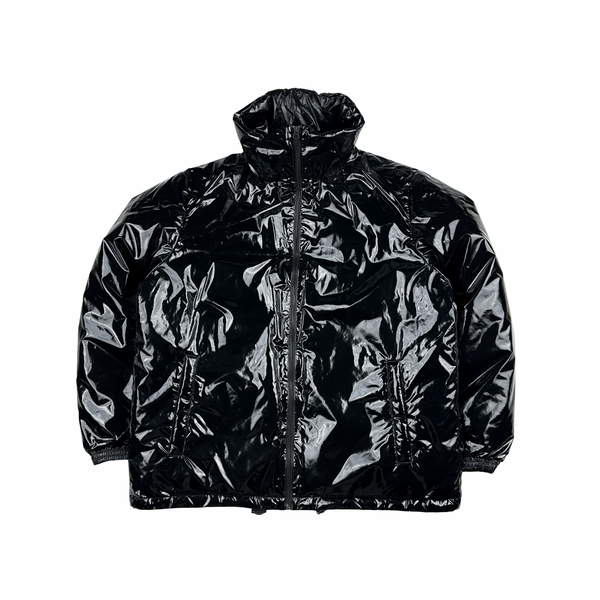 Burberry Black Down Filled 2 In 1 Puffer Multi Pocket Jacket - XL