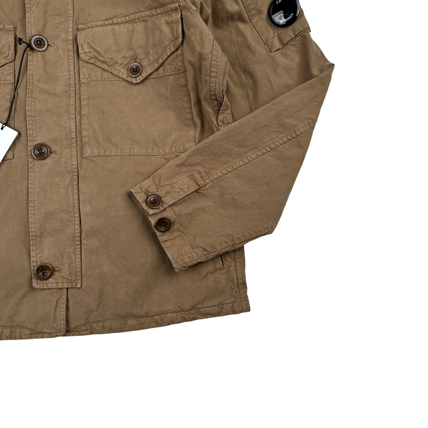 CP Company Bronze Mais B Lens View Multi Pocket Overshirt Jacket - Medium