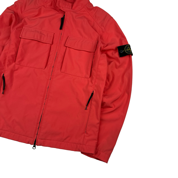 Stone Island 2020 Pink Light Soft Shell R Jacket - Small