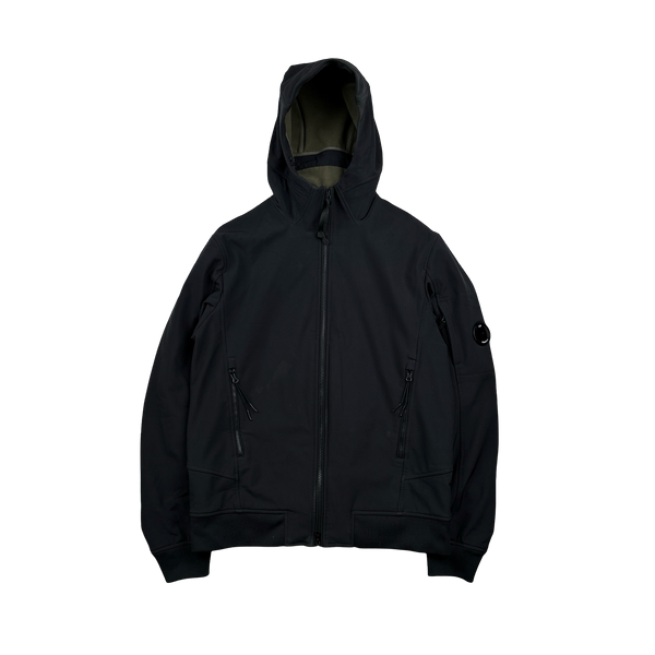 CP Company Black Fleece Lined Soft Shell R Jacket - Medium