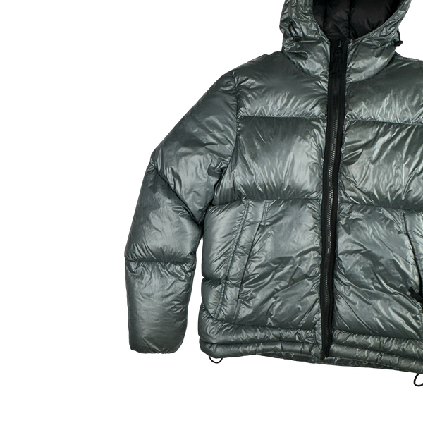 Stone Island 2017 Steel Grey  Pertex Quantum Y Down Puffer Jacket - Medium