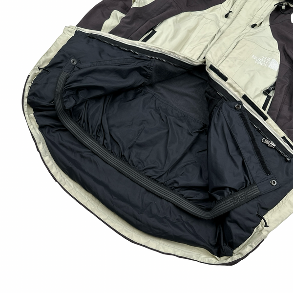 North Face Brown/Cream Gore Tex Summit Series Shell Jacket - Small