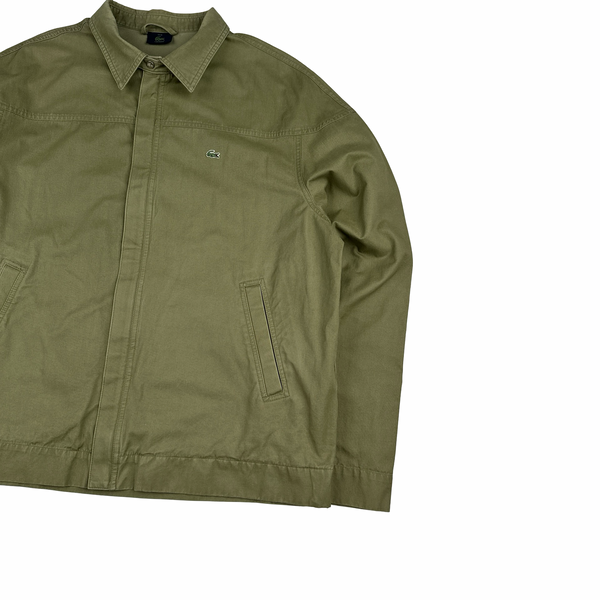 Lacoste Emblem Cotton Zipped Overshirt - XL