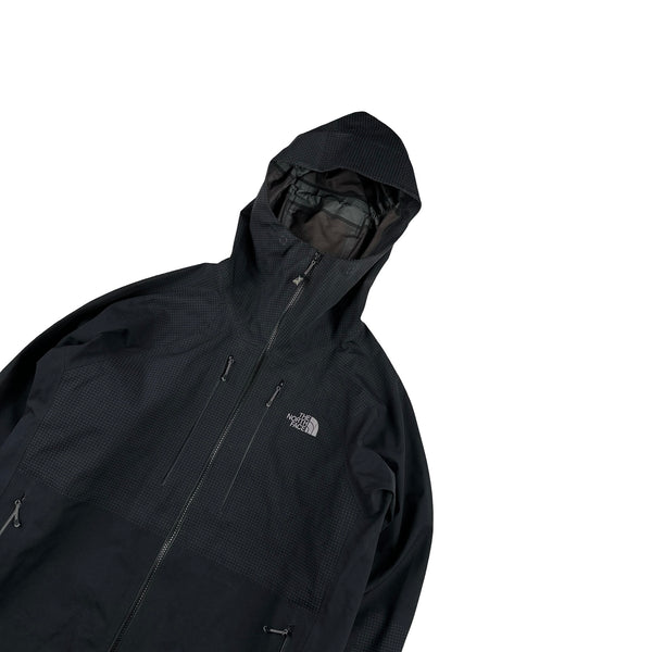 North Face Black Summit Series Gore-Tex Hooded Jacket - Large