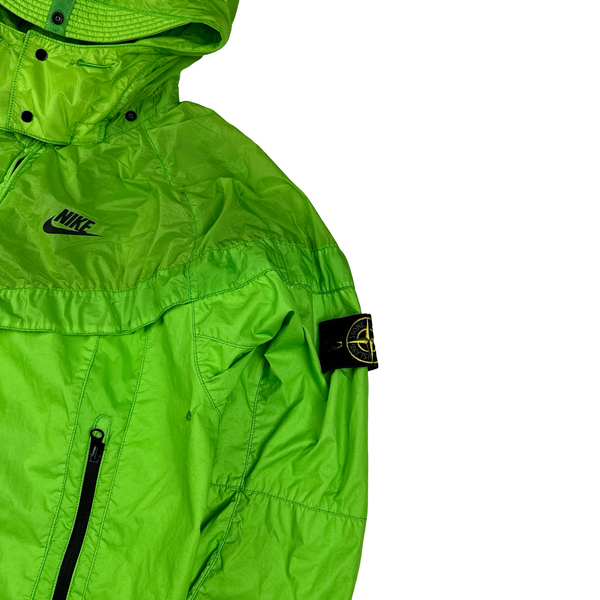 Stone Island x Nike Green Hyperlight Membrana Windrunner Jacket