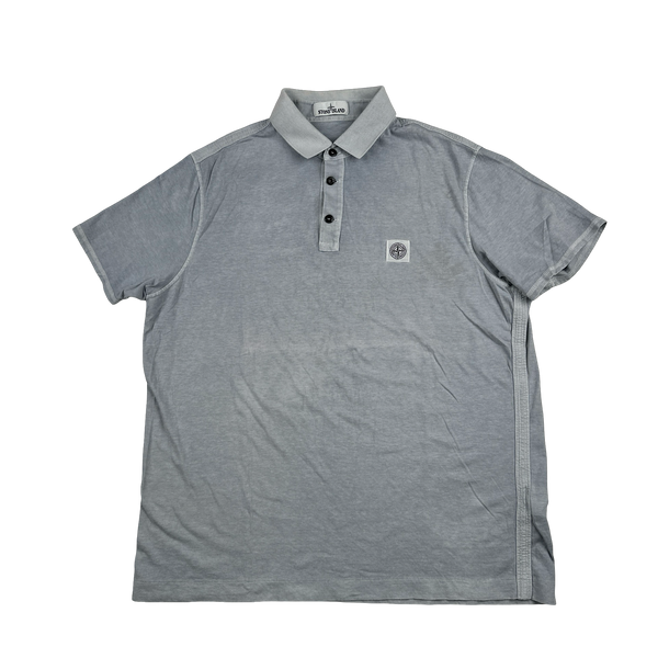 Stone Island 2020 Grey Short Sleeved Polo Top - 3XL