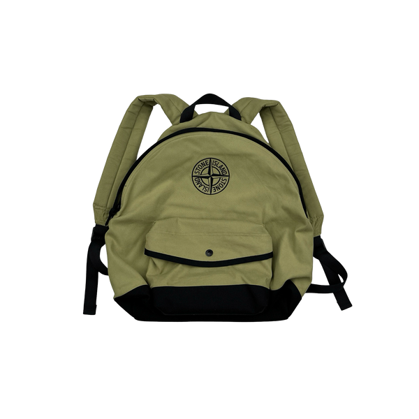 Stone Island 2024 Green Spellout Compass Backpack