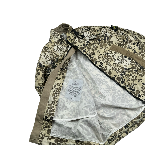Stone Island 2018 Alligator Camo Light Cotton Nylon Jacket - XL