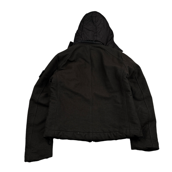 Stone Island 2014 Brown Saia Doppia Faccia Winter Jacket - Small