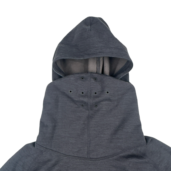 Vollebak Lightweight Hooded Mid Layer Ninja Fleece - Medium