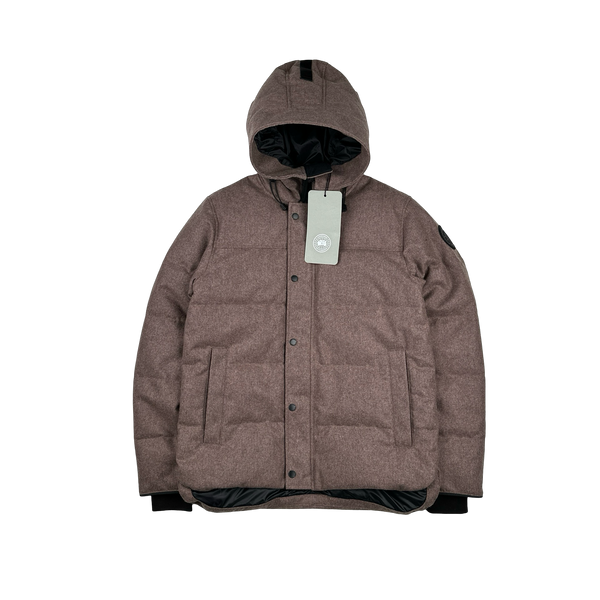 Canada Goose Dusty Rose Wool Macmillan Premium Down Parka Jacket Med Mat s Island