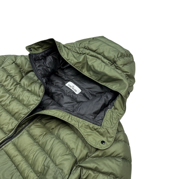 Stone Island 2022 Bio Based Ripstop Nylon Down Puffer Jacket - Large