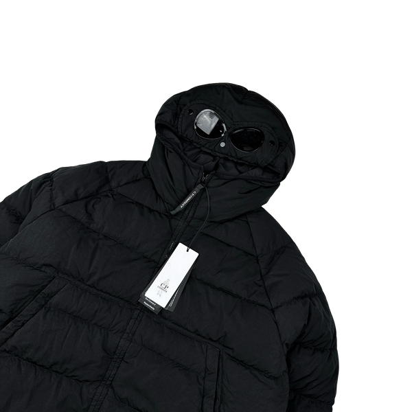 CP Company Black ECO CHROME-R Down Filled Puffer Jacket - Large