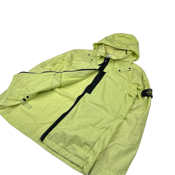Stone Island 2017 Green Paracadute Hooded Overshirt - Large