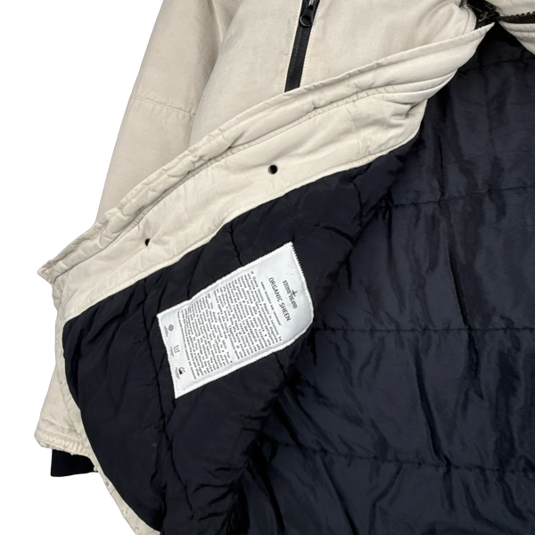 Stone Island 2012 Beige Organic Sheen Jacket - XXL