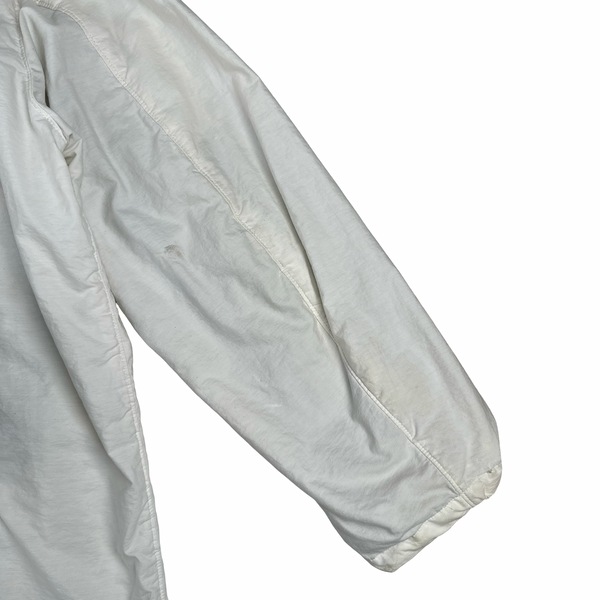 Stone Island 2001 Fibre Optic White Cotton Jacket - XXL