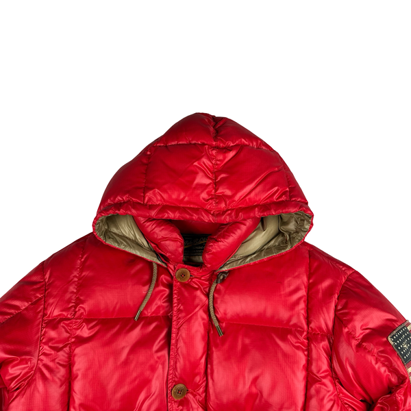 Ralph Lauren Red Down Filled Arctic Jacket - Small