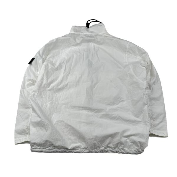 Stone Island 2023 White Cotton Smock Overshirt - XL
