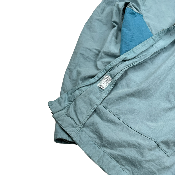 Stone Island Shadow Project 2020 Blue Colour Block Cotton Pocket Zipped Jacket - XL