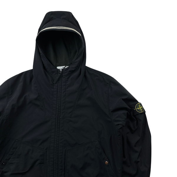 Stone Island 2012 Black Fleece Lined Soft Shell R Jacket - XL