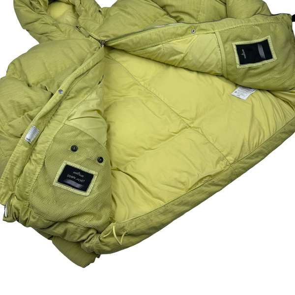 Stone Island 2021 Green Shadow Project Cotton Down Jacket - Large