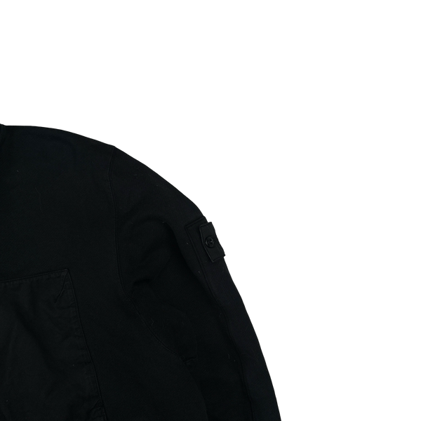 Stone Island 2018 Black Shadow Project Thick Cotton Pullover Hoodie - XL