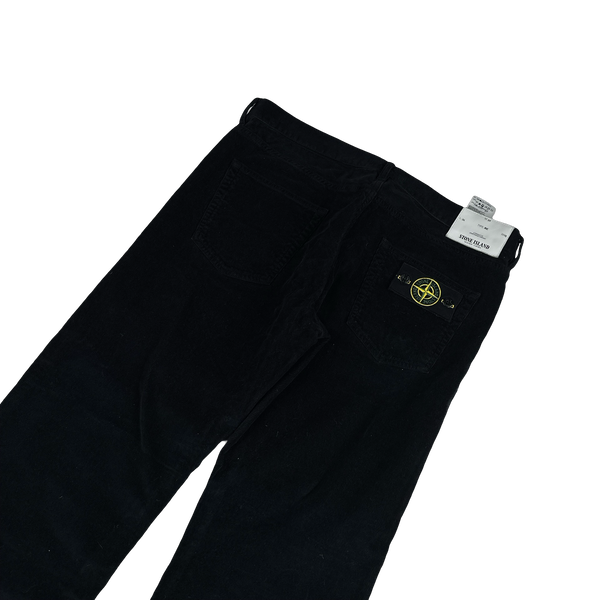Stone Island 2012 Black Corduroy RE Trousers - 34"