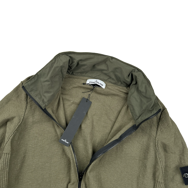 Stone Island 2021 Green Knit Lightweight Jumper - XL
