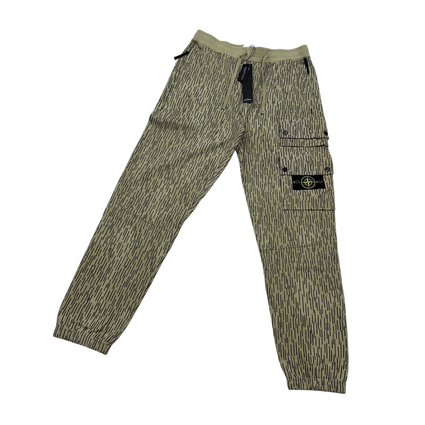 Stone Island 2021 Rain Camo Cargo Joggers - Medium