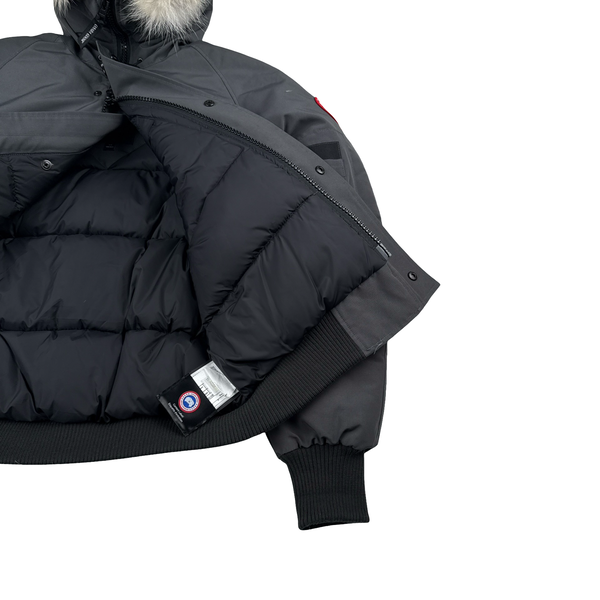 Canada Goose Grey Chilliwack Bomber Parka Jacket - Small