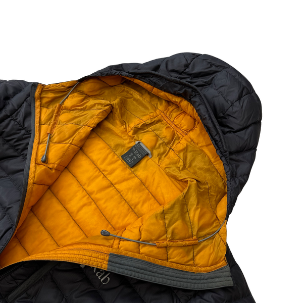 RAB Grey/Orange Down Puffer Jacket - Medium