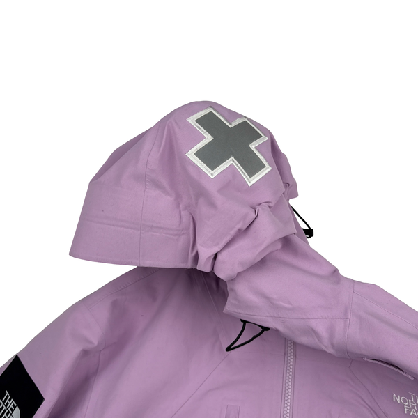 Supreme X North Face Purple Spellout Summit Series Waterproof Jacket - Medium