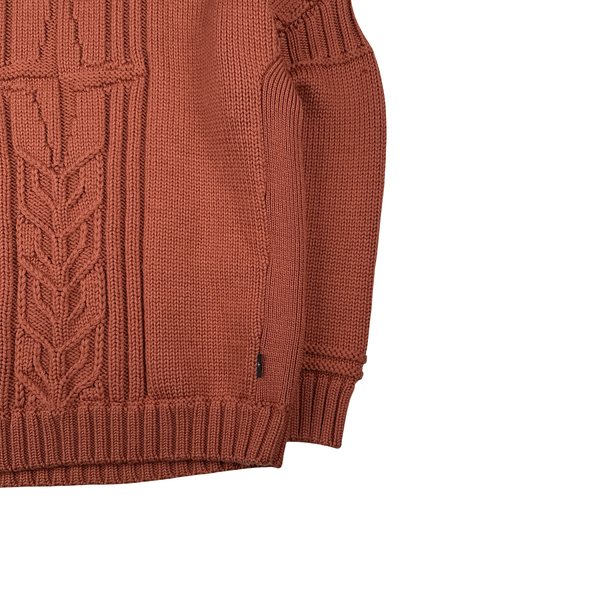 Stone Island 2020 Brick Thick Winter Embossed Knit - XXL