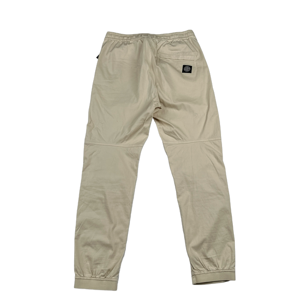 Stone Island 2020 Cream Cargo Trousers - 34"